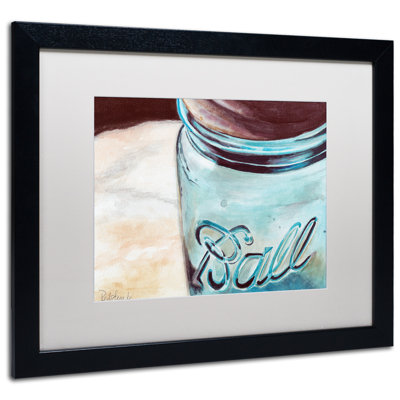 Ball Jar Framed Painting Print