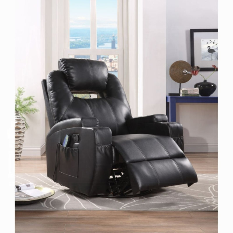 Fauteuil inclinable et berçant Waterlily, Noir