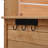 65''H Large Garden Potting Bench with Lockable Wheel and Storage Cabinet, Wood Outdoor Kitchen Island Prep Cart with Hutch Top, Drawers and Removal Shelves for Grilling-1189140899-1189140896
