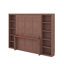 Lit escamotable double avec bureau et bibliothèque-1863814497