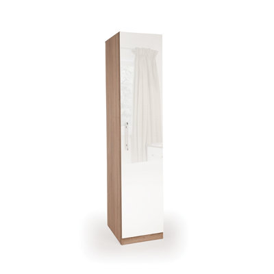 Cece 1 Door Manufactured Wood Wardrobe
