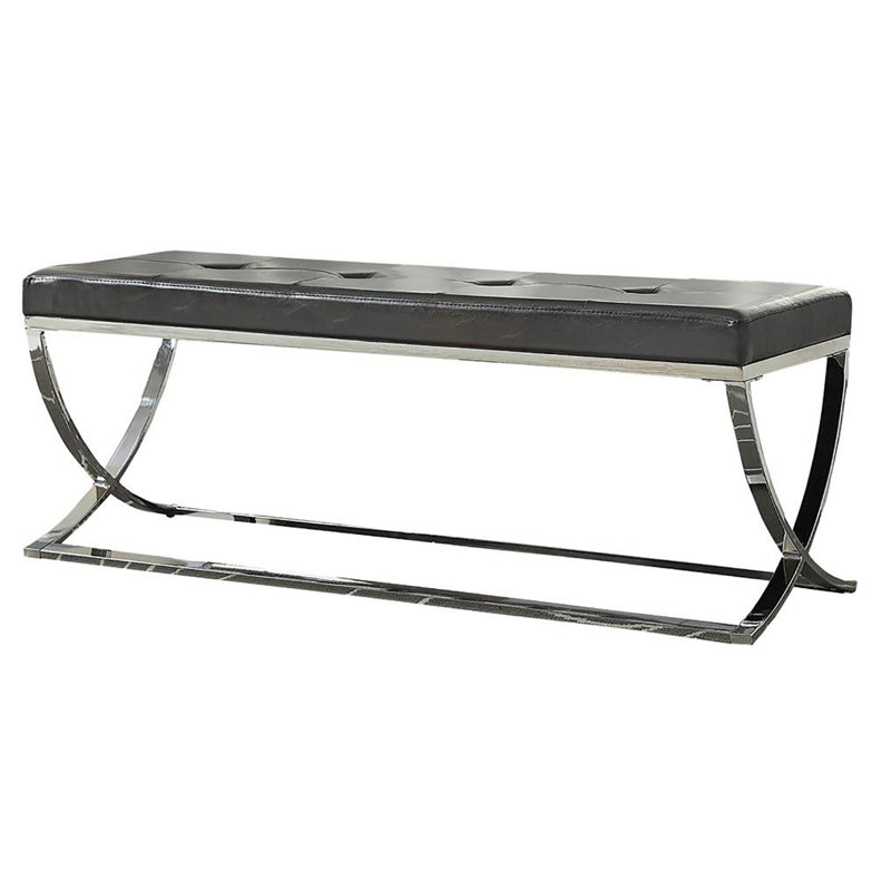 Banc à pieds courbés