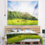 Paysage, vaches sur champ, tapisserie panoramique-28492033