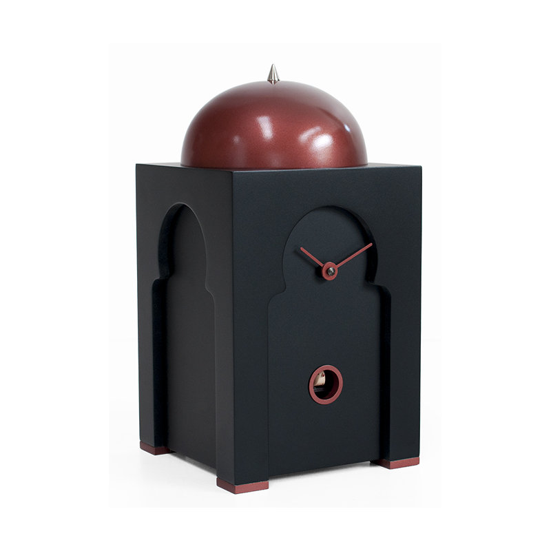 Modern & Contemporary Analogue Tabletop Clock, Black