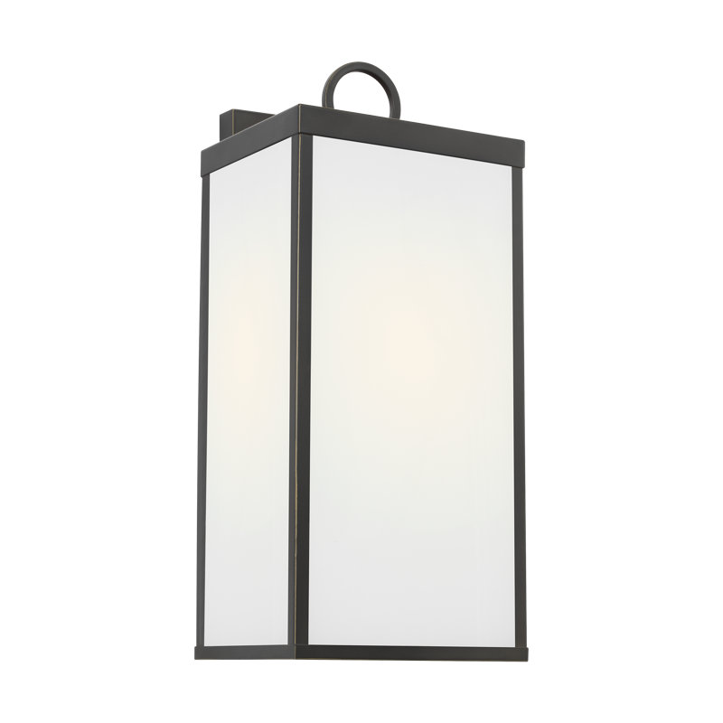 Howell Wall Lantern, Antique Bronze, 16.25" H x 7" W x 6.5" D