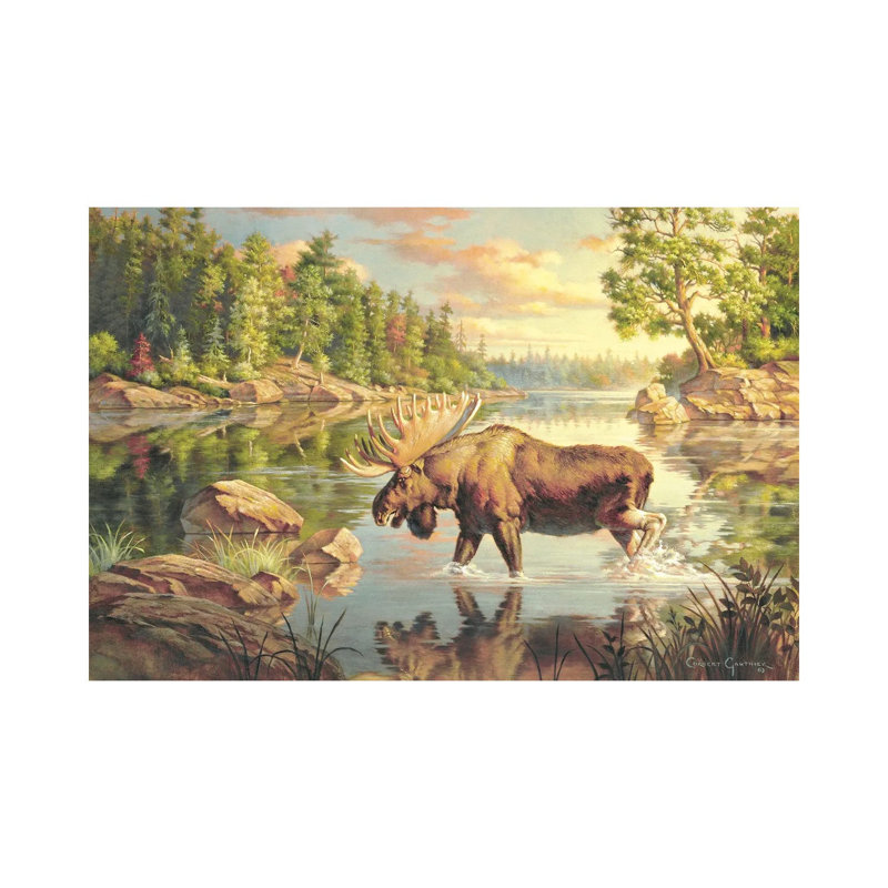 King Of The North by Corbert Gauthier - Gallery-Wrapped Canvas Giclée on Canvas, 20.32 cm H x 30.48 cm W, Canvas