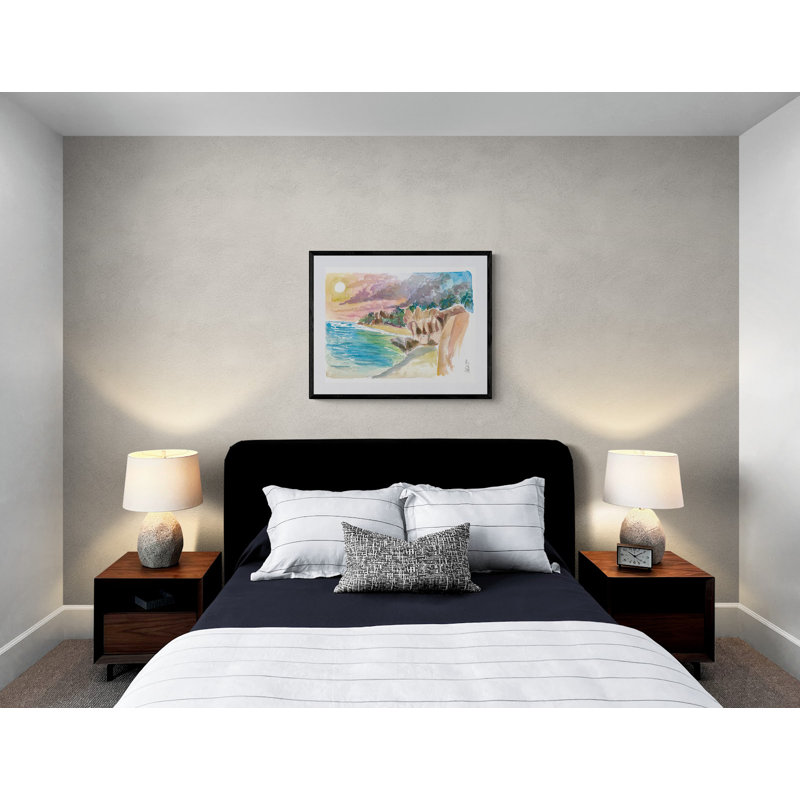 Anse Source Dargent Beach Scene La Digue Seychelles Print by Martina Bleichner, 24" H x 32" W, Wrapped Canvas