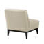 Fauteuil d'appoint rembourré en cuir avec dossier de siège en bois massif et luxueux pour salon 1pc-430817883