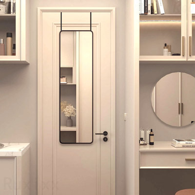 Miroir de porte pleine grandeur 47 "x 14" avec verre incassable