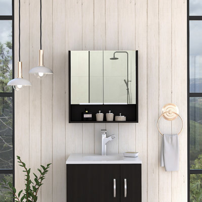 Armoire à pharmacie avec porte et étagère Jarlarava