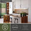 Stricklin 1 - Light Black Walnut Single Pendant