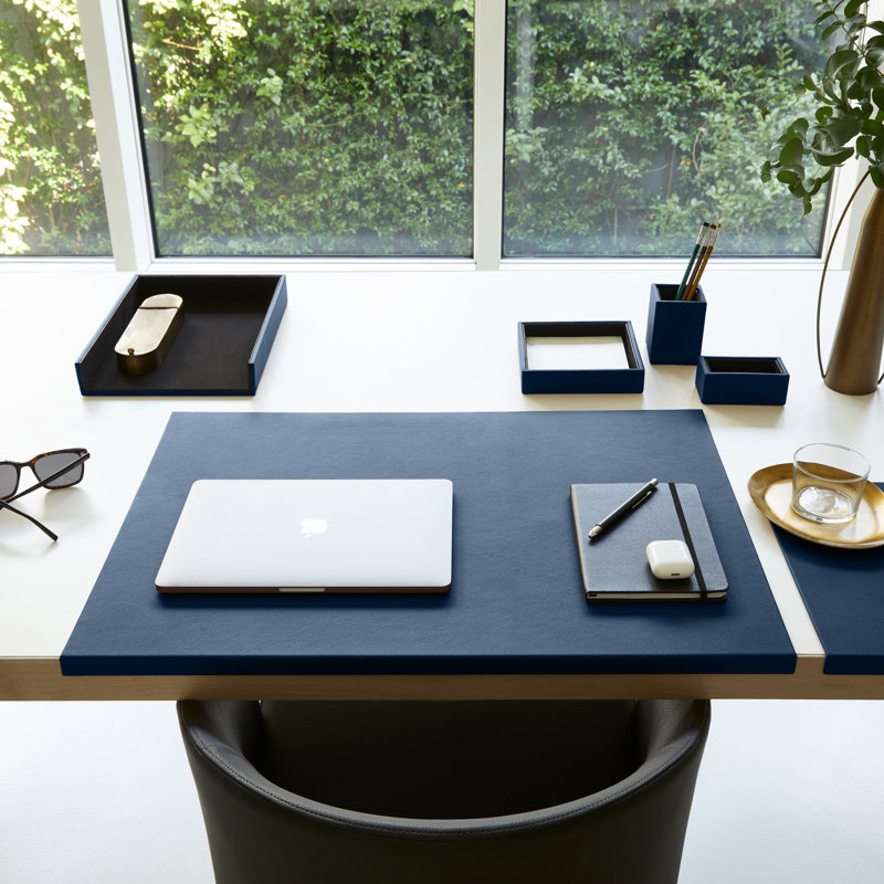 Sergent Leather Paper Organiser, Blue