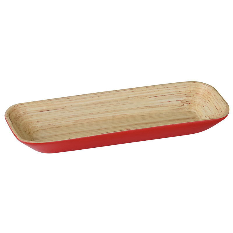 Wroblewski Bamboo Tray, Red