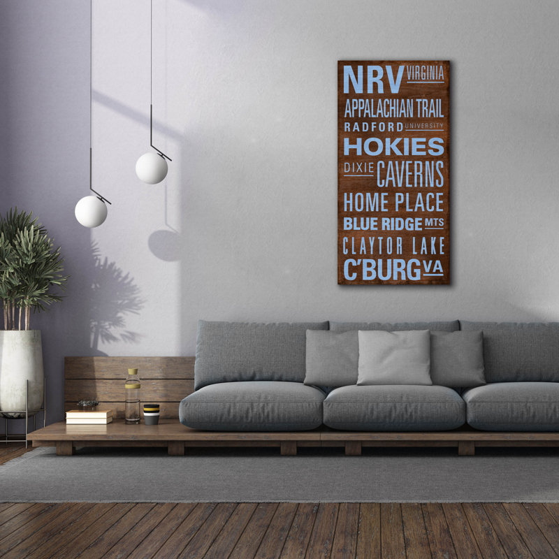 'Nrv Text' by Art Licensing Studio Canvas Wall Art