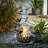 Comanche Hand Crafted Weather Resistant Floor Fountain with Light