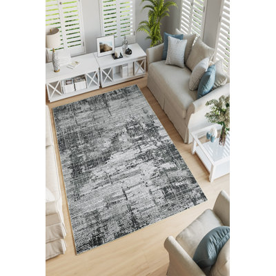 Eco-Friendly Area Rug (2 ft x 3.3 ft), 100% Polyester, 650 g/m² | Antibacterial & Non-Slip PVC Dot Underside, Pile Height: 0.2 inches | Machine Washable, Digital Print Design, Perfect for Living Room & Bedroom Decor