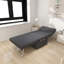 Folding Ottoman Bed with Adjustable Backrest, Modern Futon Couch, Convertible Chair into Sofa Bed for Small Spaces