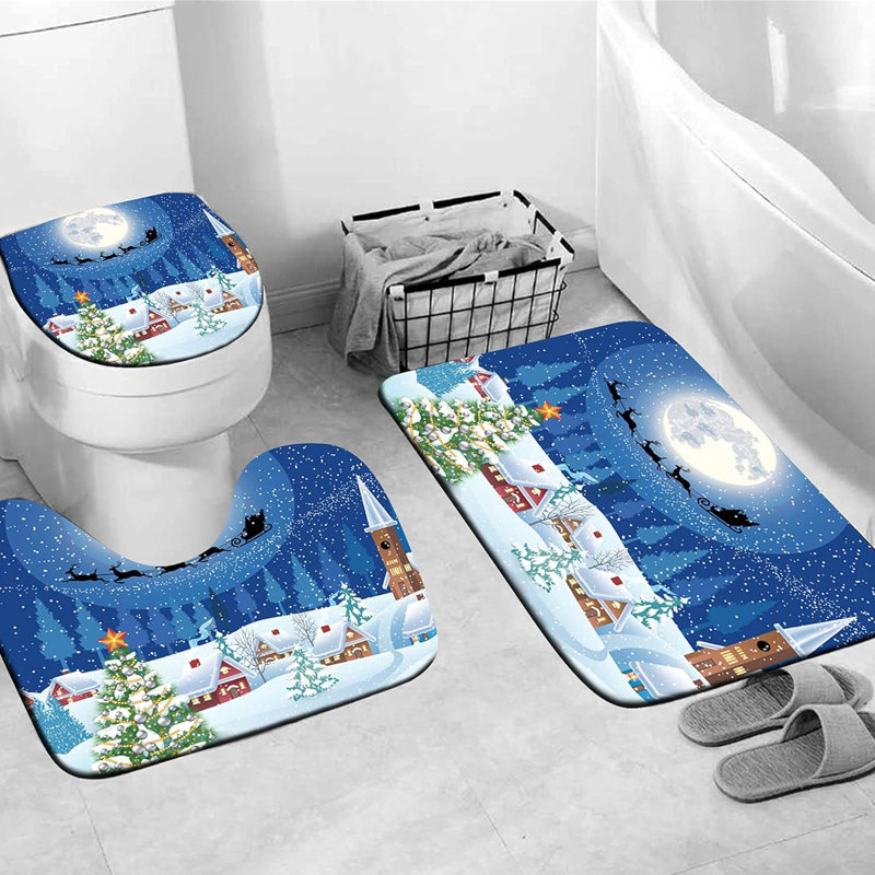 Ensemble de rideau de douche Christmas