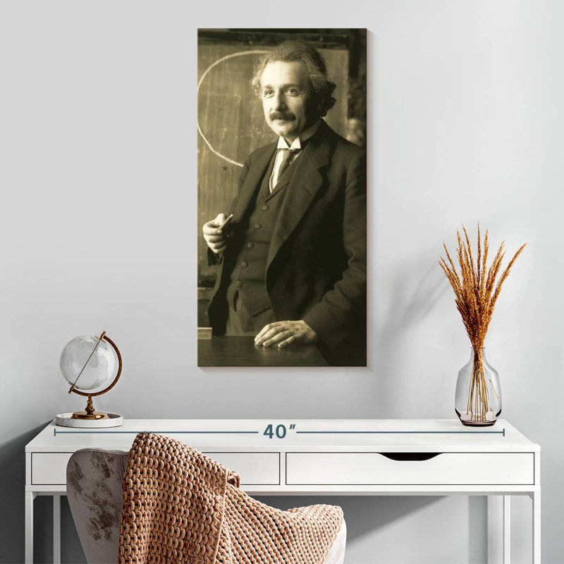 Genius Minded Einstein, 30" H x 15" W