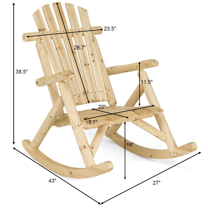 Chaise berçante Pretor
