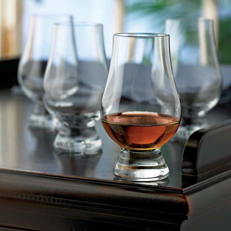 Set of 4 Glencairn Official Whisky Glass Original Scotch Crystal Whiskey  Glasses