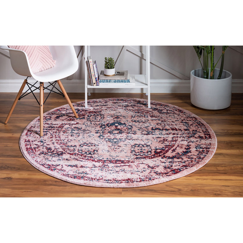 Tapis contemporain Endel, Rond 5 pi