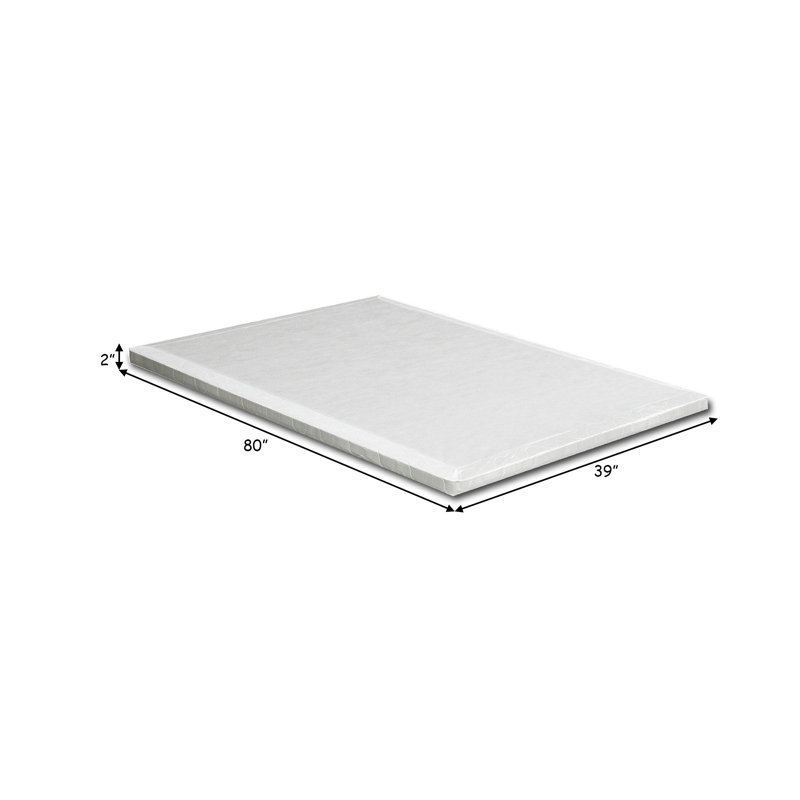 Planche de sommier en bois fendu de 2 po Antilles, Très grand simple