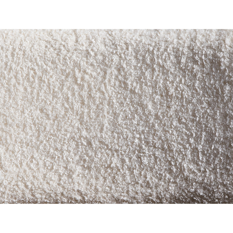 Chaise d'appoint blanche et noyer (2) - Boucle rembourrée avec 2 chaises blanches