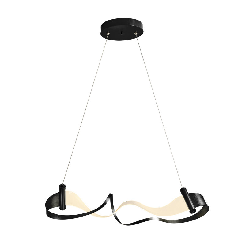 Zephyr 1 - Light Statement Geometric LED Pendant, Black