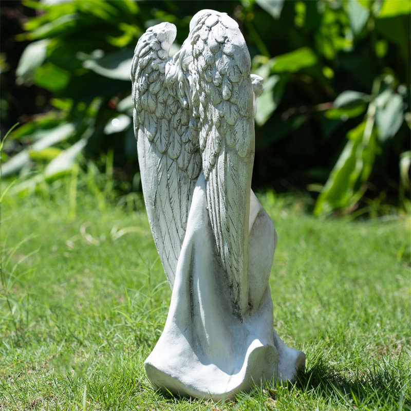 Statue de jardin ange en oxyde de magnésium