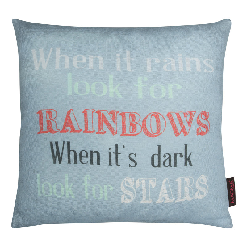 Cotton Reversible Throw Pillow