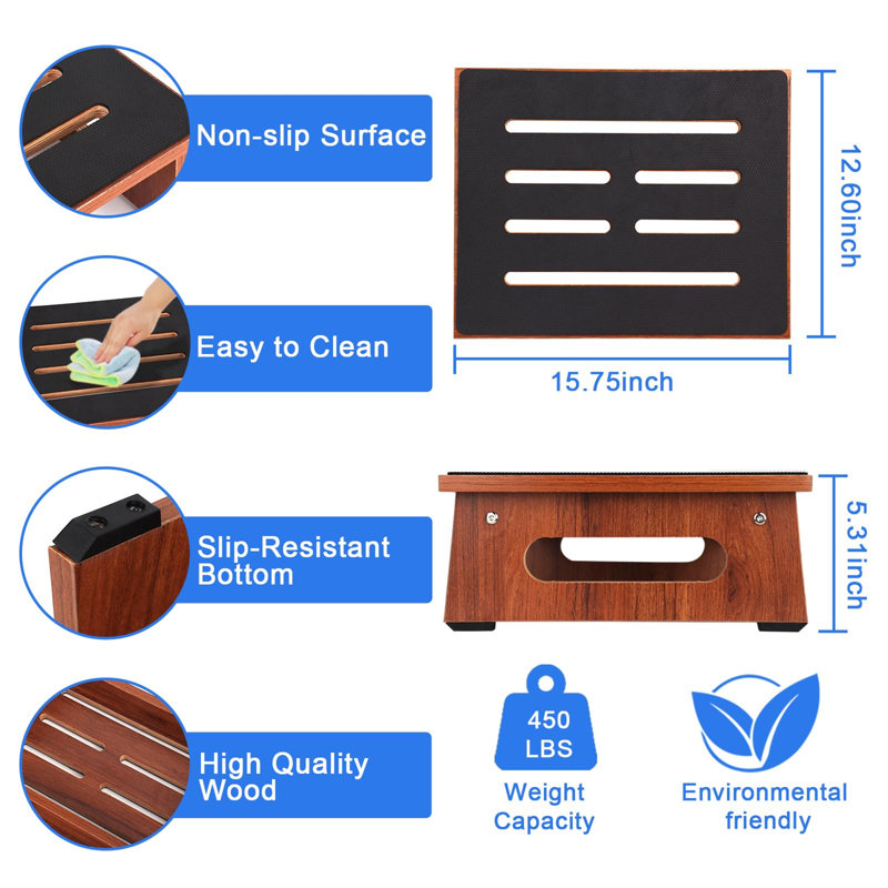 Burkhalter Manufactured Wood Step Stool