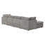 Canapé modulaire de coin avec repose-pieds Annai-1193278228
