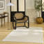 Tapis d'intérieur moderne ivoire Ebern Designs Reimann-1438380277
