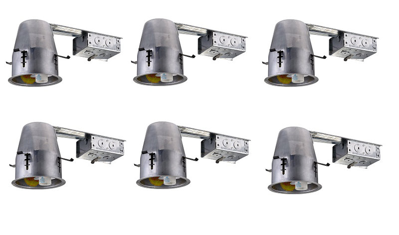 4-Inch Aluminum LED Recessed Lighting Housing Pack