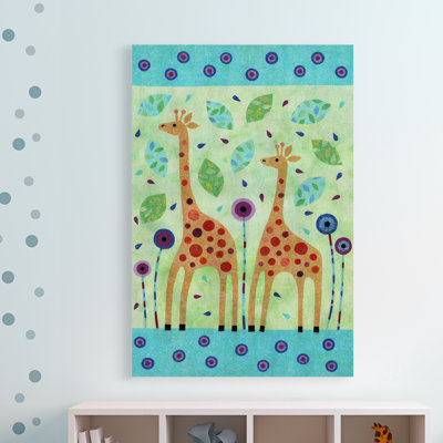 Parkman 'Giraffe Pair' Print on Wrapped Canvas