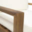 Fauteuils club d'extérieur en bois d'acacia avec coussins