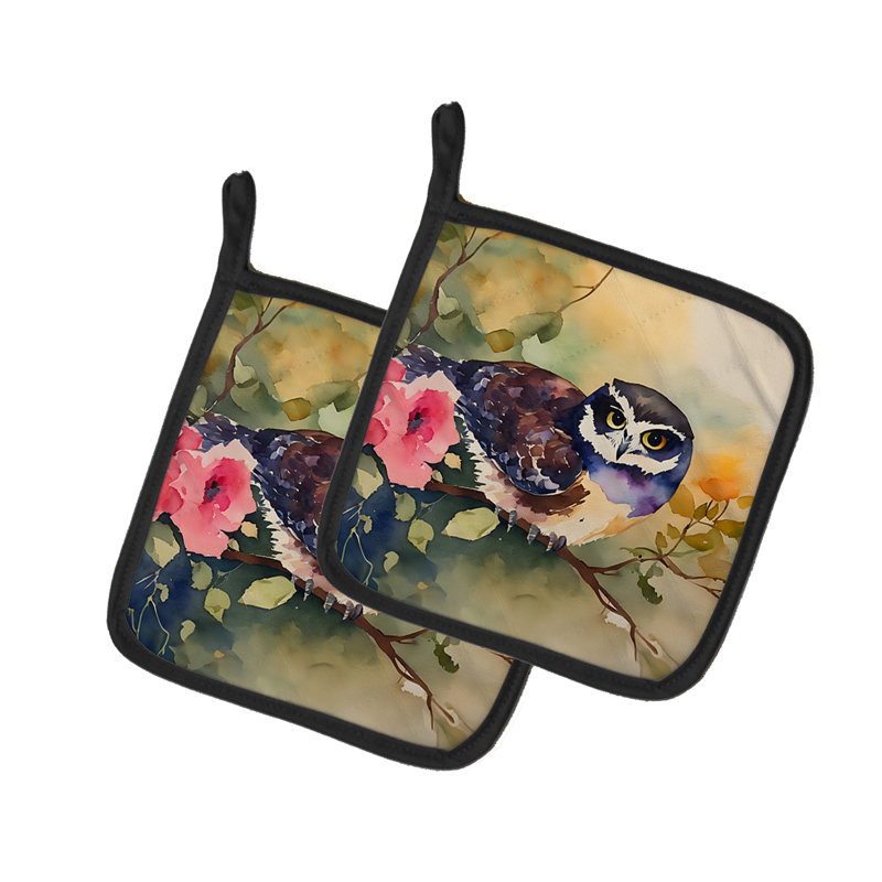 Paire de porte-casseroles Spectacled Owl