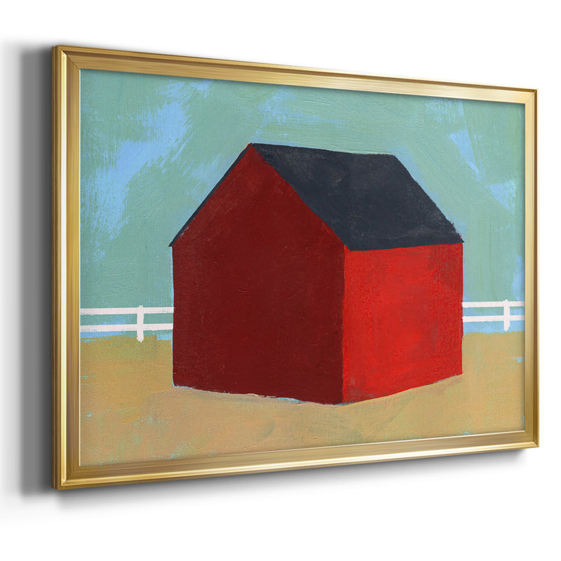 Big Red One IV, reproduction d'art sur toile, Or, H 14 po x l 20 po x P 1,5 po