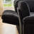 U-Shaped Sleeper Sectional Sofa Bed with Pull-Out Bed and Storage for Living Room ,Black-1687495743