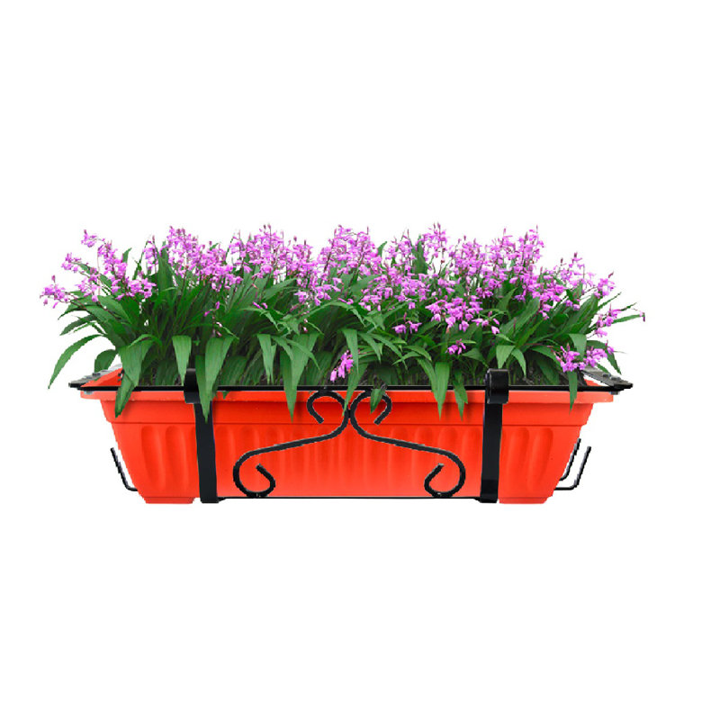 Princeville Metal Railing Planter