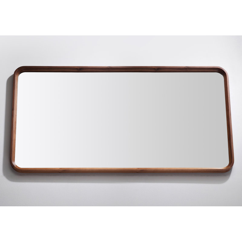 Vela Mirror, Walnut, 29.5" x 55"