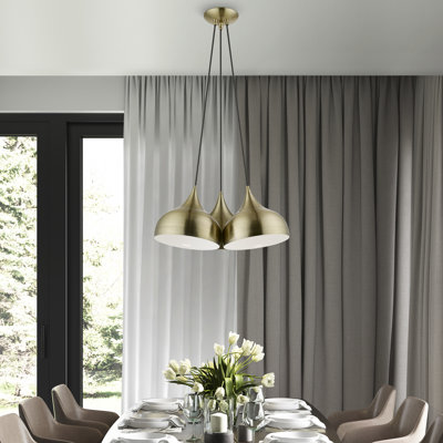 Chassitty 3 - Light Antique Brass Pendant