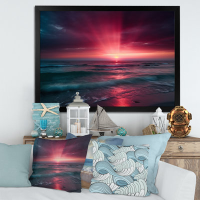 " Pink Coastal Horizon II "