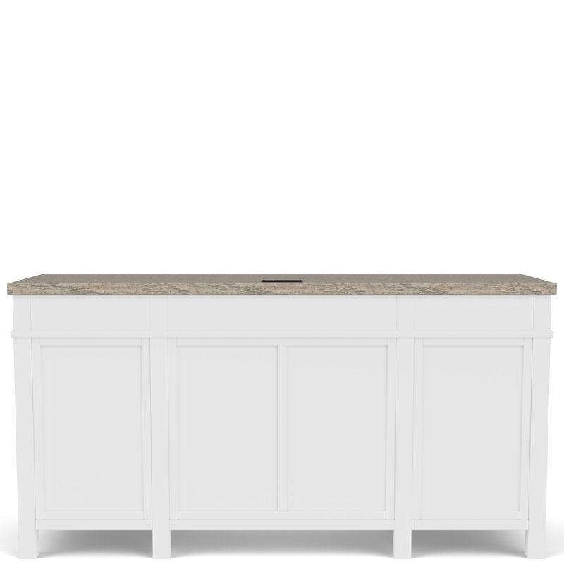 Gabby Executive Desk with Power Outlet