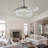 Presnell Dimmable Crystal Ceiling Fan with LED Lights and Remote Control-2017102881