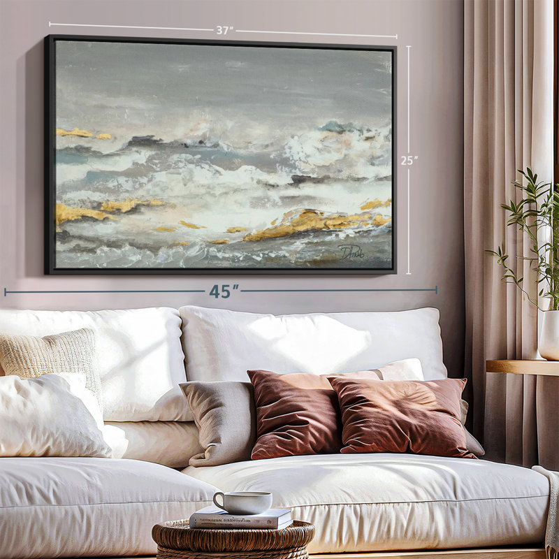 Golden Rocks Canvas Print