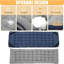 Lits de camping pliants avec matelas en coton, 600 lb