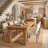 78.74-Inch Extra Long Dining Table for 6-8