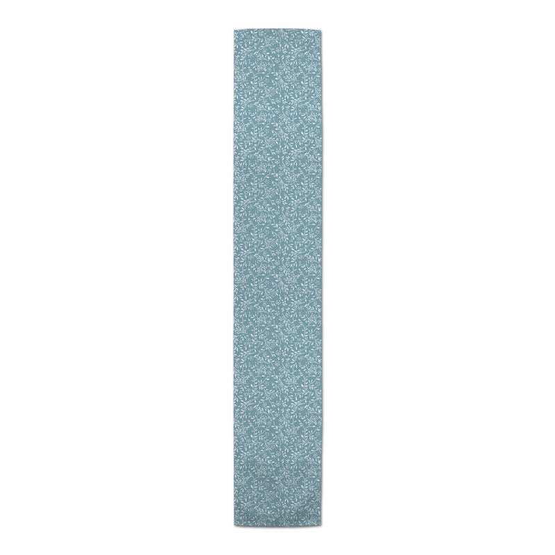 Chemin de table Danazia, P 16 po x L 90 po, Bleu